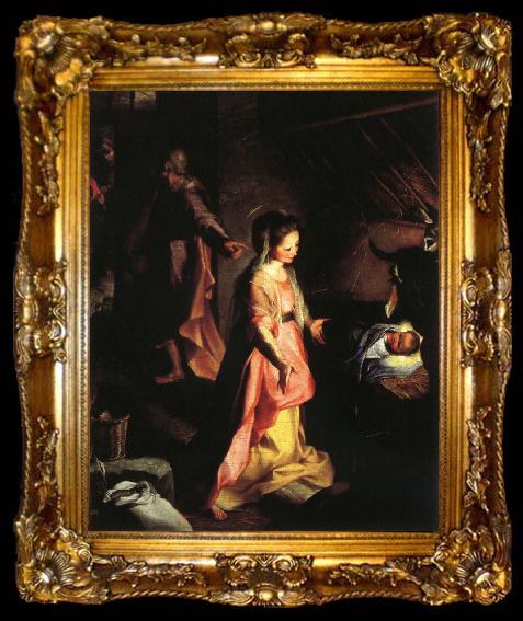 framed  Federico Barocci Nativity, ta009-2